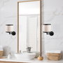 Opviq Way - 11608 Lámpara de pared con cuerpo metálico y tapa de tela